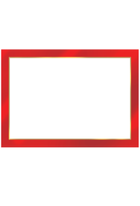 Caspari Name Tags Self Adhesive Labels 12pk Red Foil