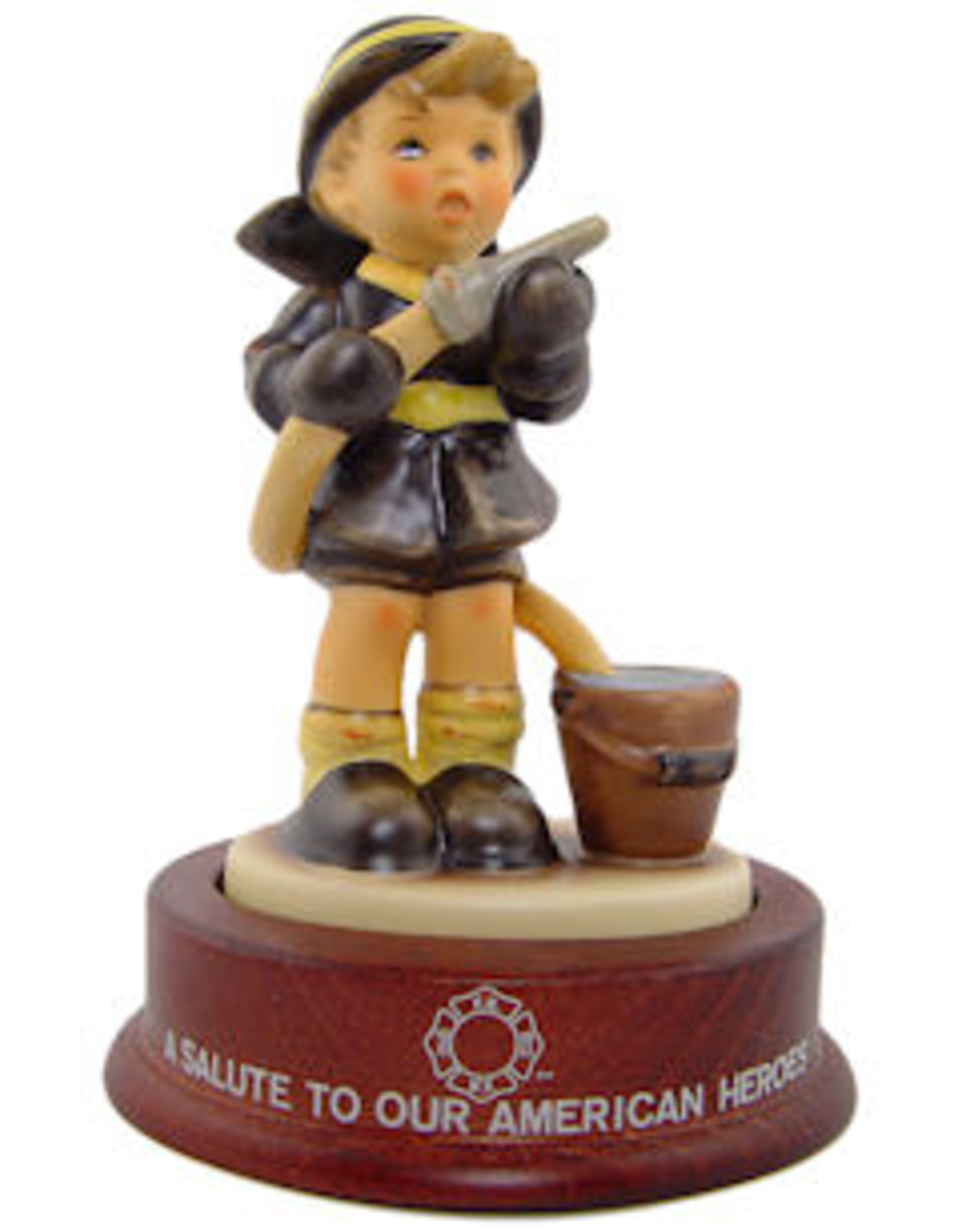 Fire Fighter Figurine on Base 155349 M I Hummel