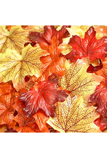 Darice Fall Leaves Silk Maple Leaves 100pk - Orange Mix 1620-98