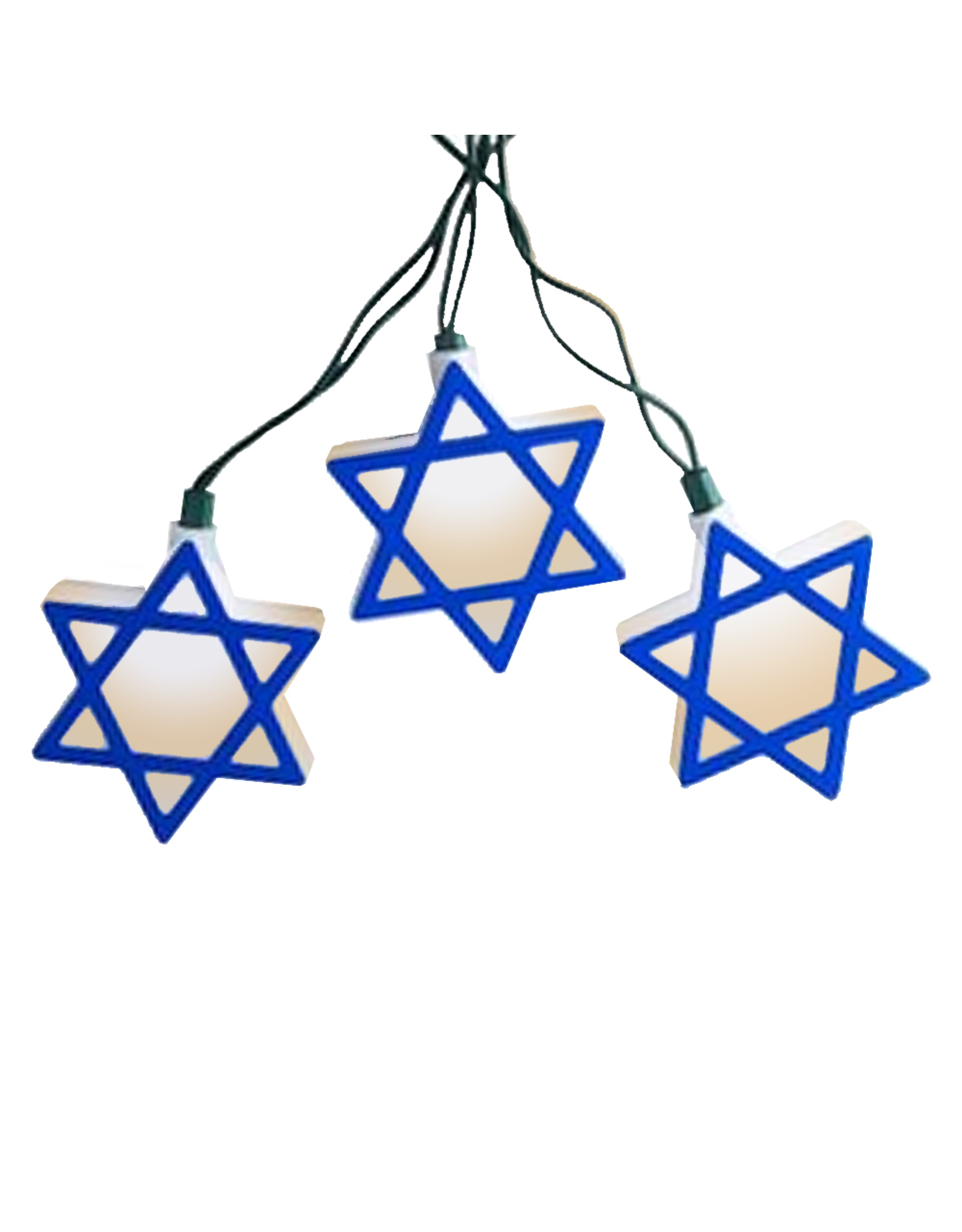 Kurt Adler UL 10-Light Hanukkah Star Of David Light Set