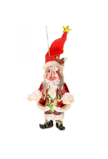 Blown Glass Ornament Jolly Old Elf