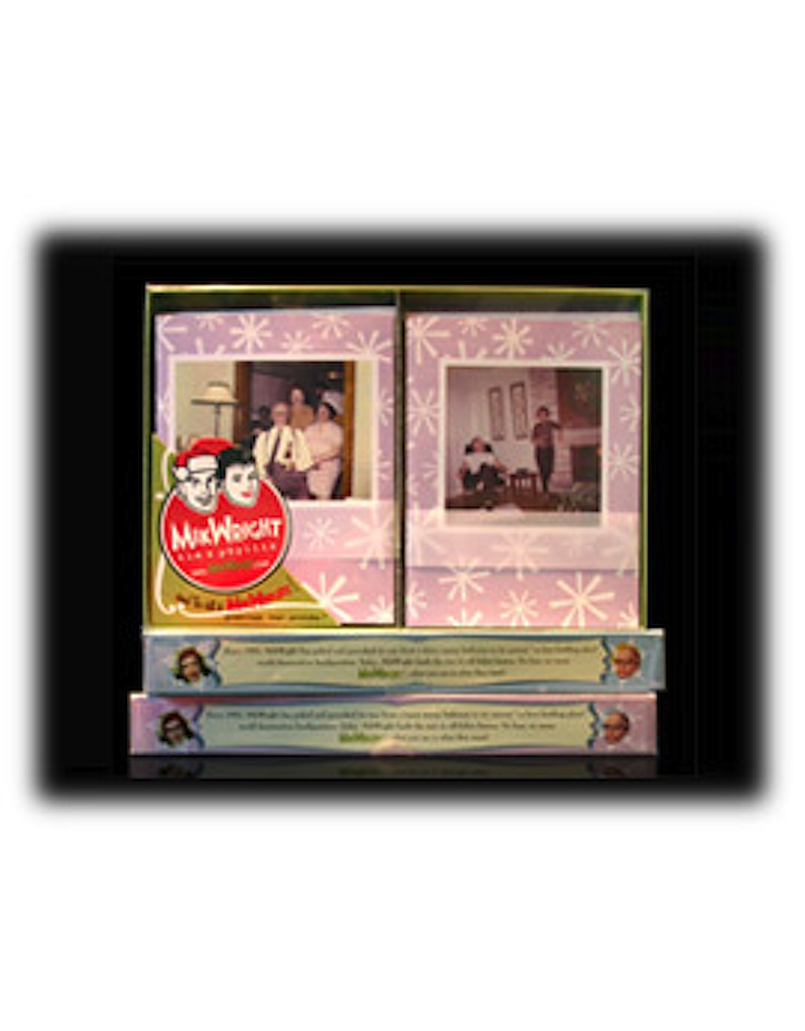 MikWright Greeting Cards Christmas Cards Combo Set of 12 Family Cocktails