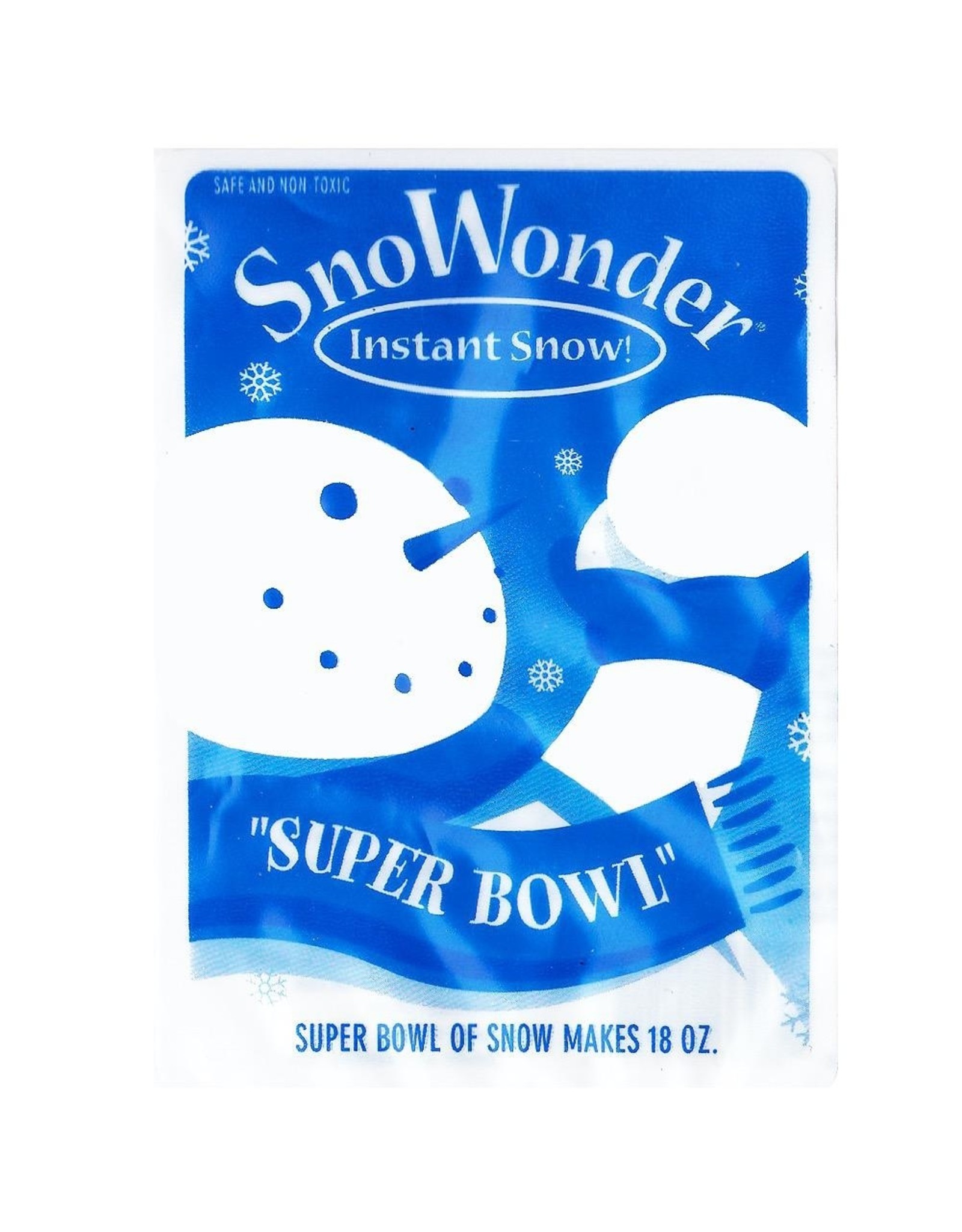Instant Snow Super Bowl of Snow Makes 18oz