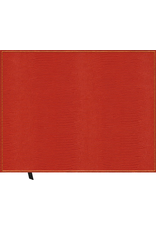 Caspari Guest Book Faux Lizard Skin Cover Orange 9x7