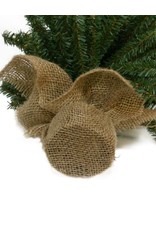 Kurt Adler Mini Pine Christmas Tree 18 Inch Burlap Wrapped Base