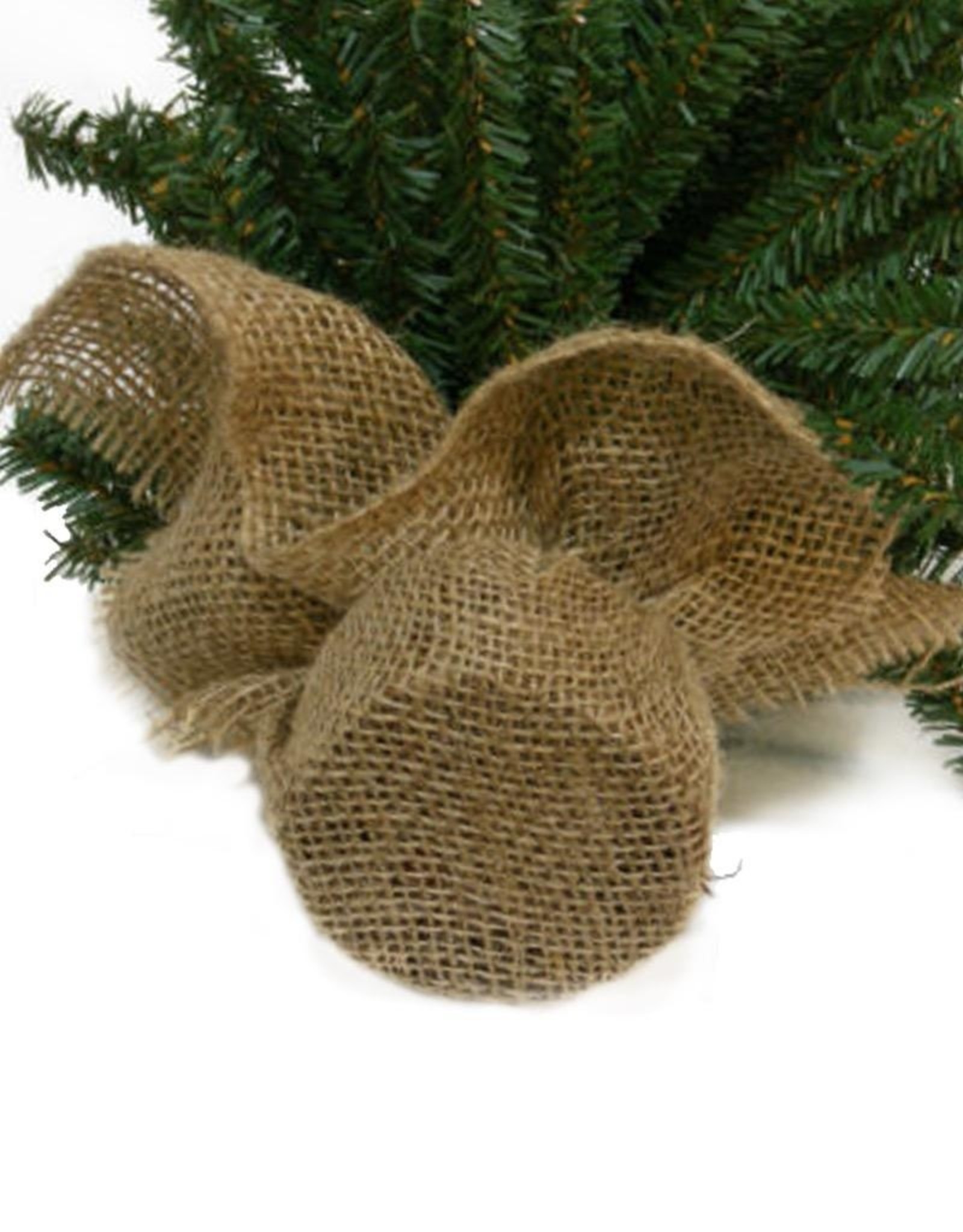 Kurt Adler Mini Pine Christmas Tree 18 Inch Burlap Wrapped Base