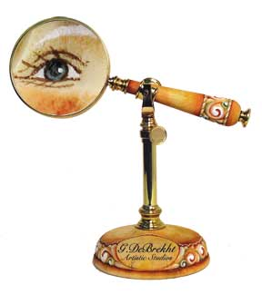 Debrekht Artistic Studios Magnifying Glass W Adjustable Stand