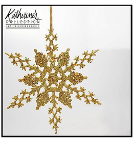 Katherine's Collection Gilded Snowflake Christmas Ornament Single
