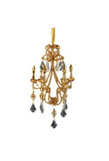 Kurt Adler Gold Crystal Chandelier Ornament 8 Inch B