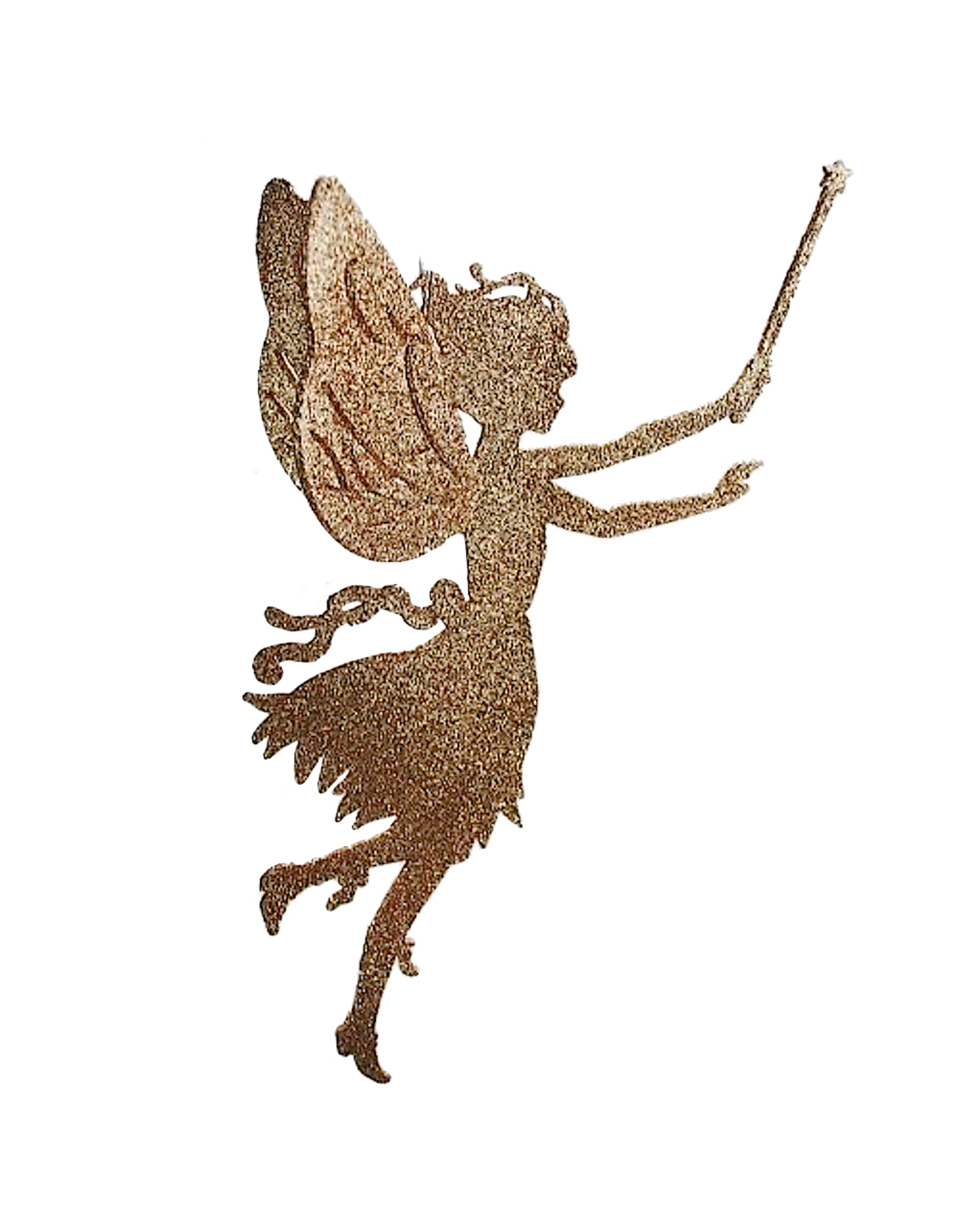 Katherine's Collection Fairy With Wand Hanging Decoration Glittered