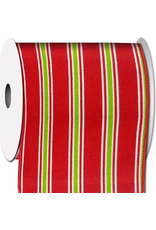 Ribbons Trims 77268M-001 Stripes Red Green