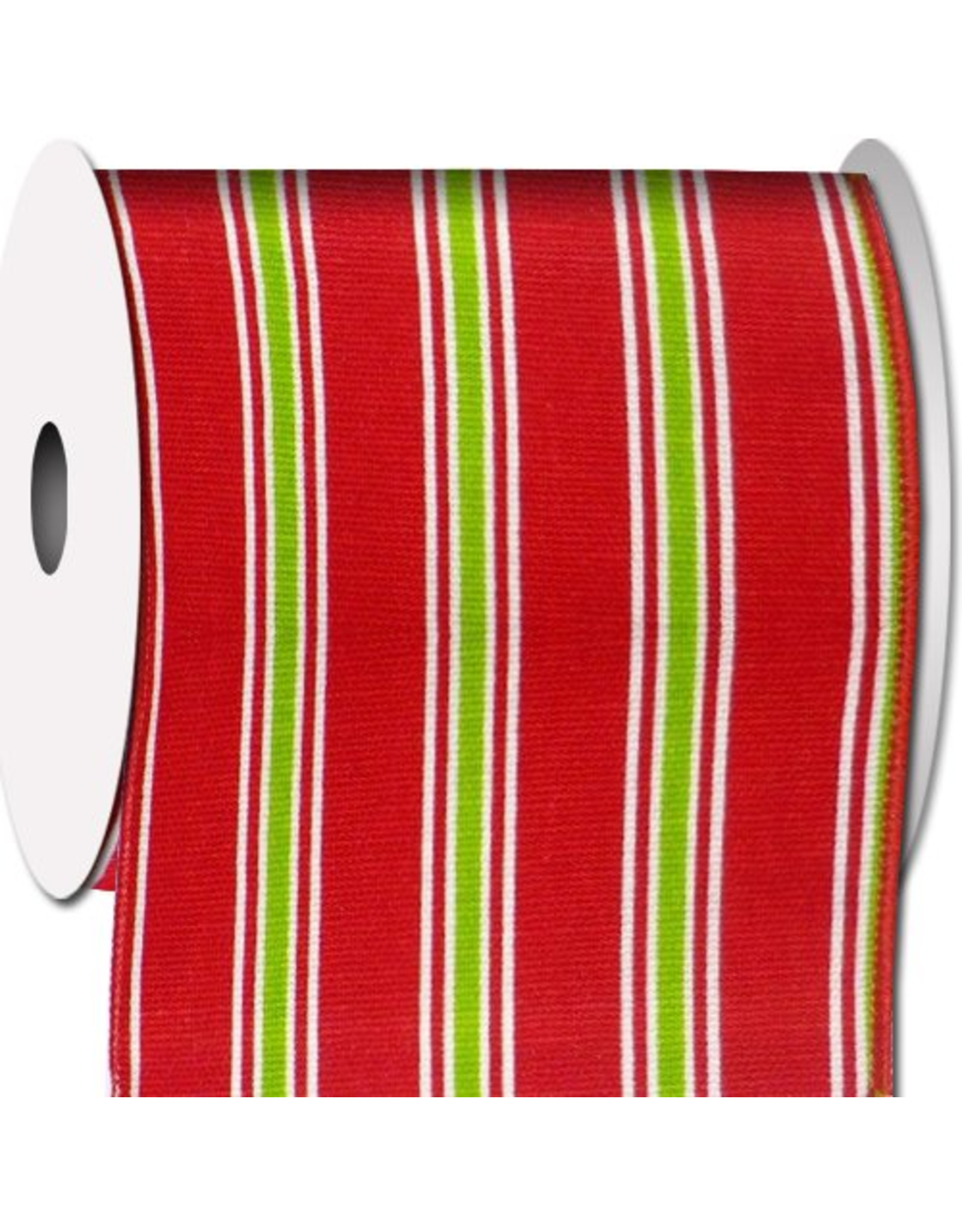 Ribbons Trims 77268M-001 Stripes Red Green