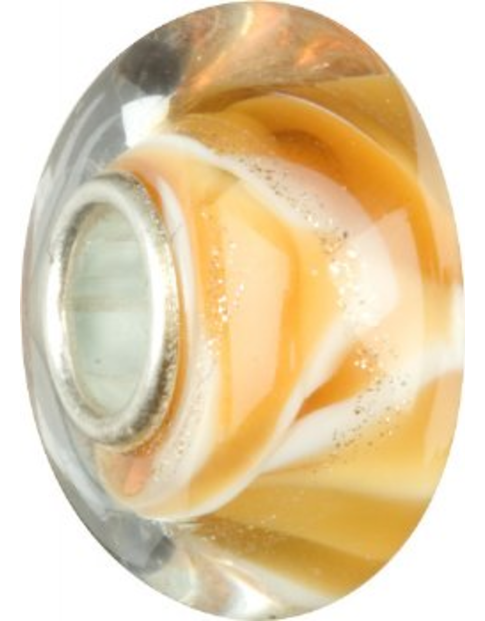 Chamilia Charm Murano Glass Bead OB-100 Creme Brulee