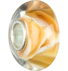 Chamilia Charm Murano Glass Bead OB-100 Creme Brulee