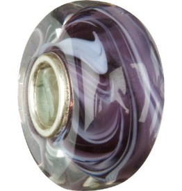 Chamilia Charm Murano Glass Bead OB-102 Violet Mist