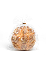 K&K Interiors Fake Display Food Round Nut Top Bread