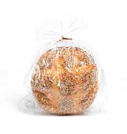 K&K Interiors Fake Display Food Round Nut Top Bread