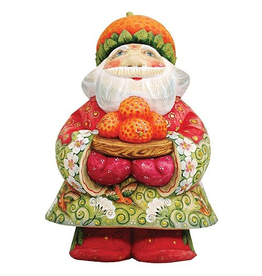 DeBrekht Artistic Studios OJ Essential Santa w Oranges and Orange Hat