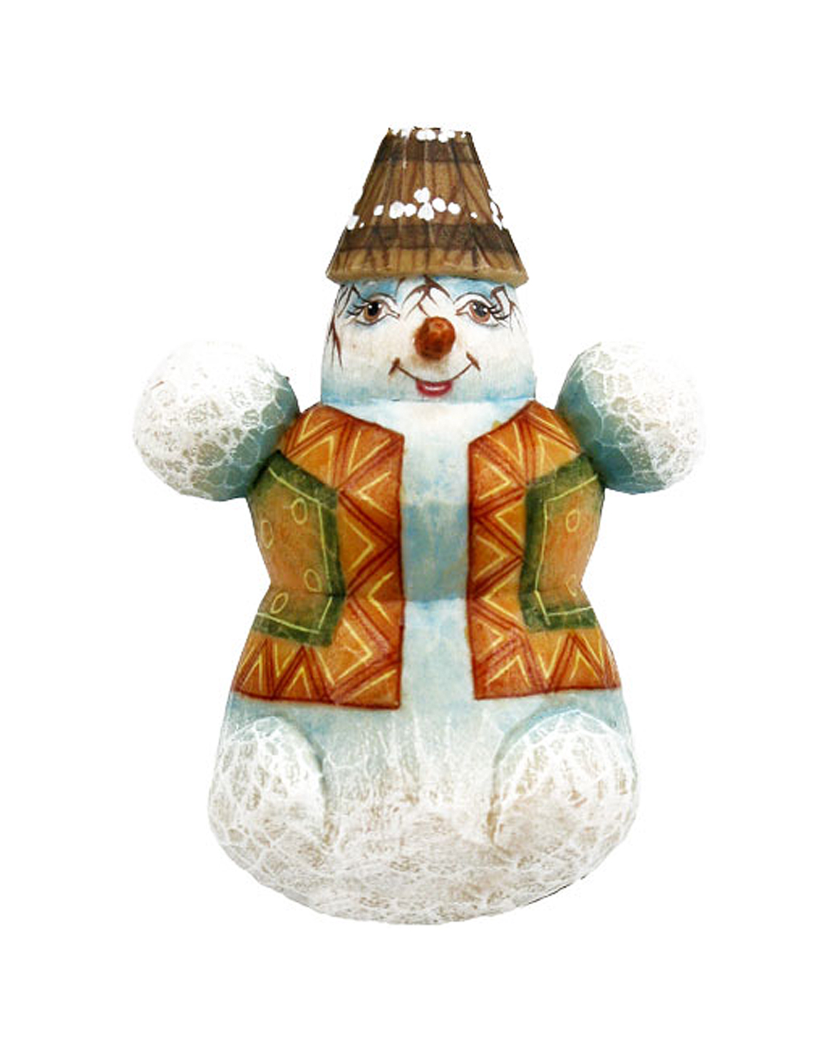 DeBrekht Artistic Studios Snowman Mini Ornament