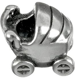 Chamilia Charm Baby Carriage Sterling Silver Bead GA-61 Chamilia