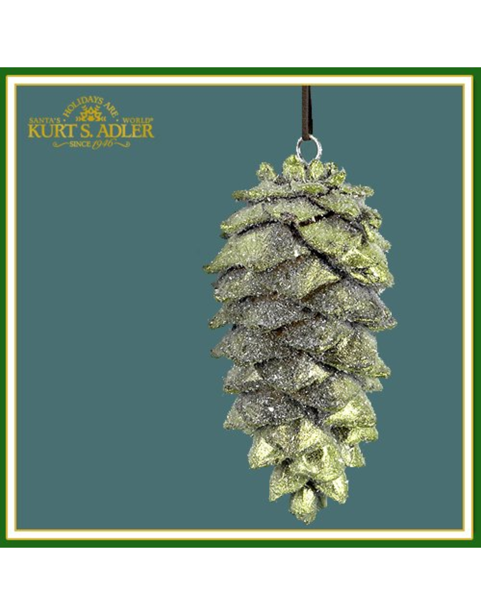 Kurt Adler Brown Pinecone Ornament