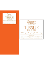 Caspari Gift Tissue Paper 8 Sheets Orange