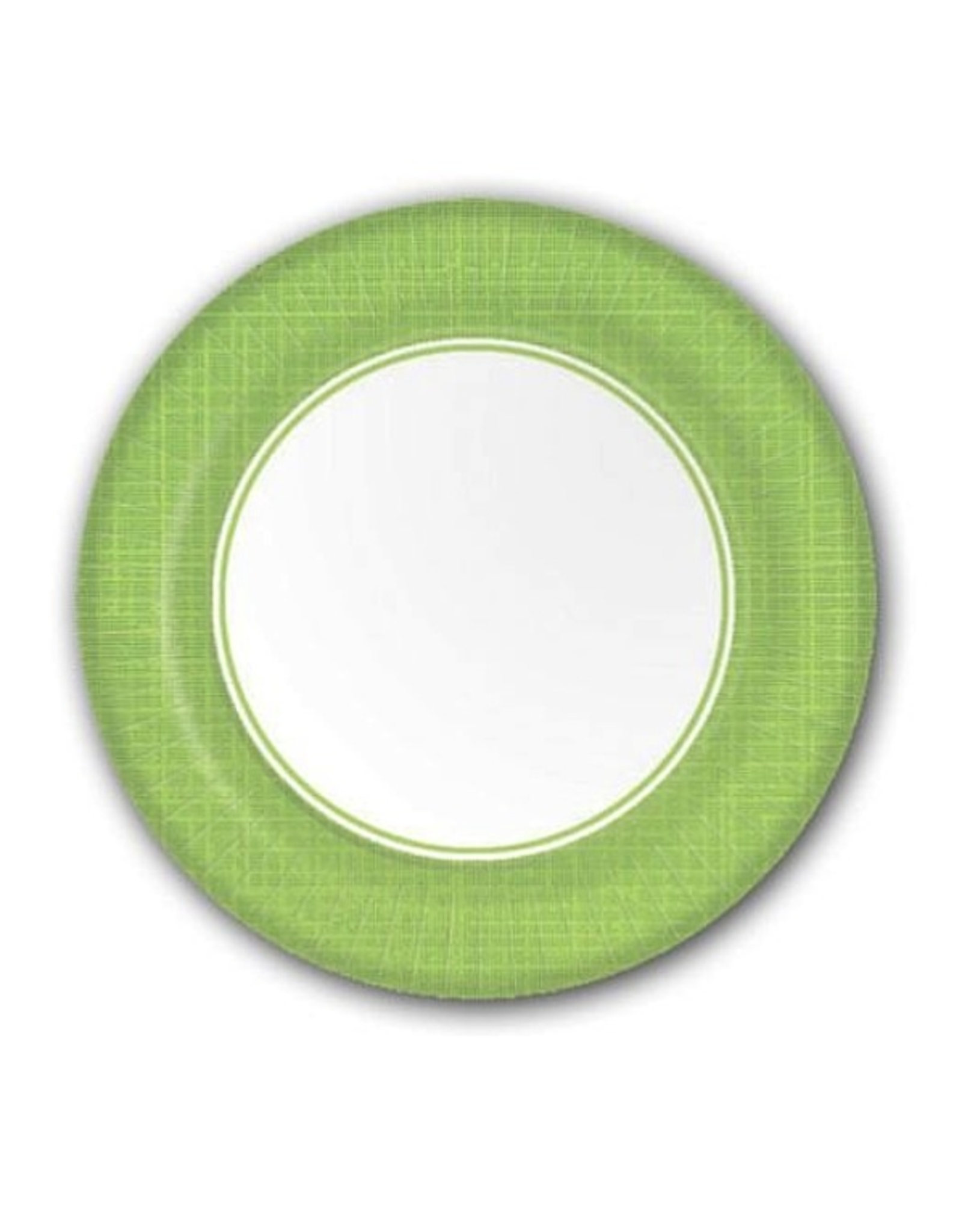 lime green ceramic plates