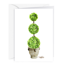 By The Seas-N Greetings Blank Note Card - Cash - Gift Card Holder - Topiary