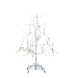 Kurt Adler White Bark Christmas Tree 36 Inch WW LED Fairy Lights