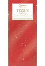 Caspari Gift Tissue Paper 4 Sheets Red Gemstone