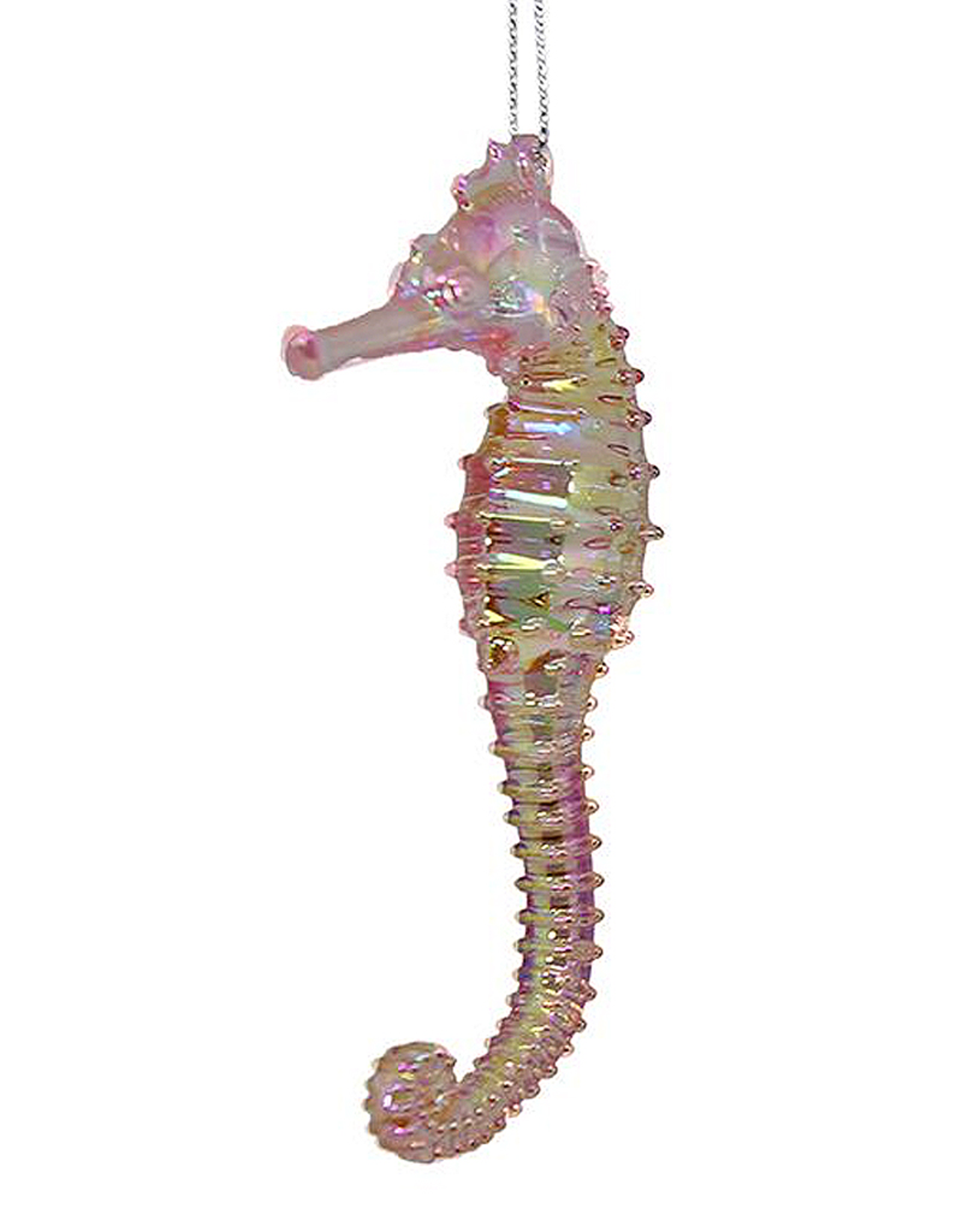 Kurt Adler Iridescent Acrylic Seahorse Ornament
