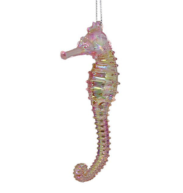 Kurt Adler Iridescent Acrylic Seahorse Ornament