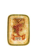 Botanica Rectangular Red Grapes Wall Plate