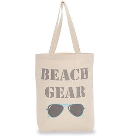 Mud Pie Canvas Beach Tote Bag w Handles - Beach Gear