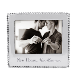 Mariposa Photo Frame Engraved w New Home New Memories for 5x7 Photo