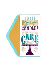 PAPYRUS® Birthday Card Candles On Top Of Your Cake