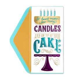 PAPYRUS® Birthday Card Candles On Top Of Your Cake