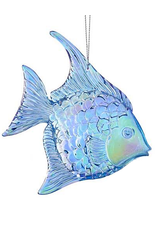 Kurt Adler Iridescent Acrylic Angel Fish Ornament - B