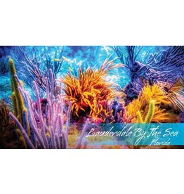 By The Seas-N Greetings Lauderdale By The Sea Florida  Reef Magnet Souvenir 3.5x2