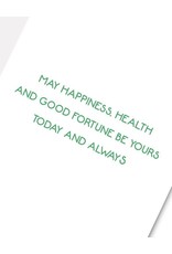 By The Seas-N Greetings St Patricks Day Card Happiness Health Good Fortune Irish Blessings