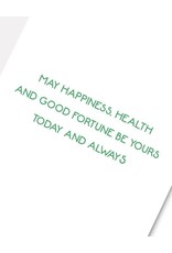 Charles W St Patricks Day Card Happiness Health Good Fortune Irish Blessings