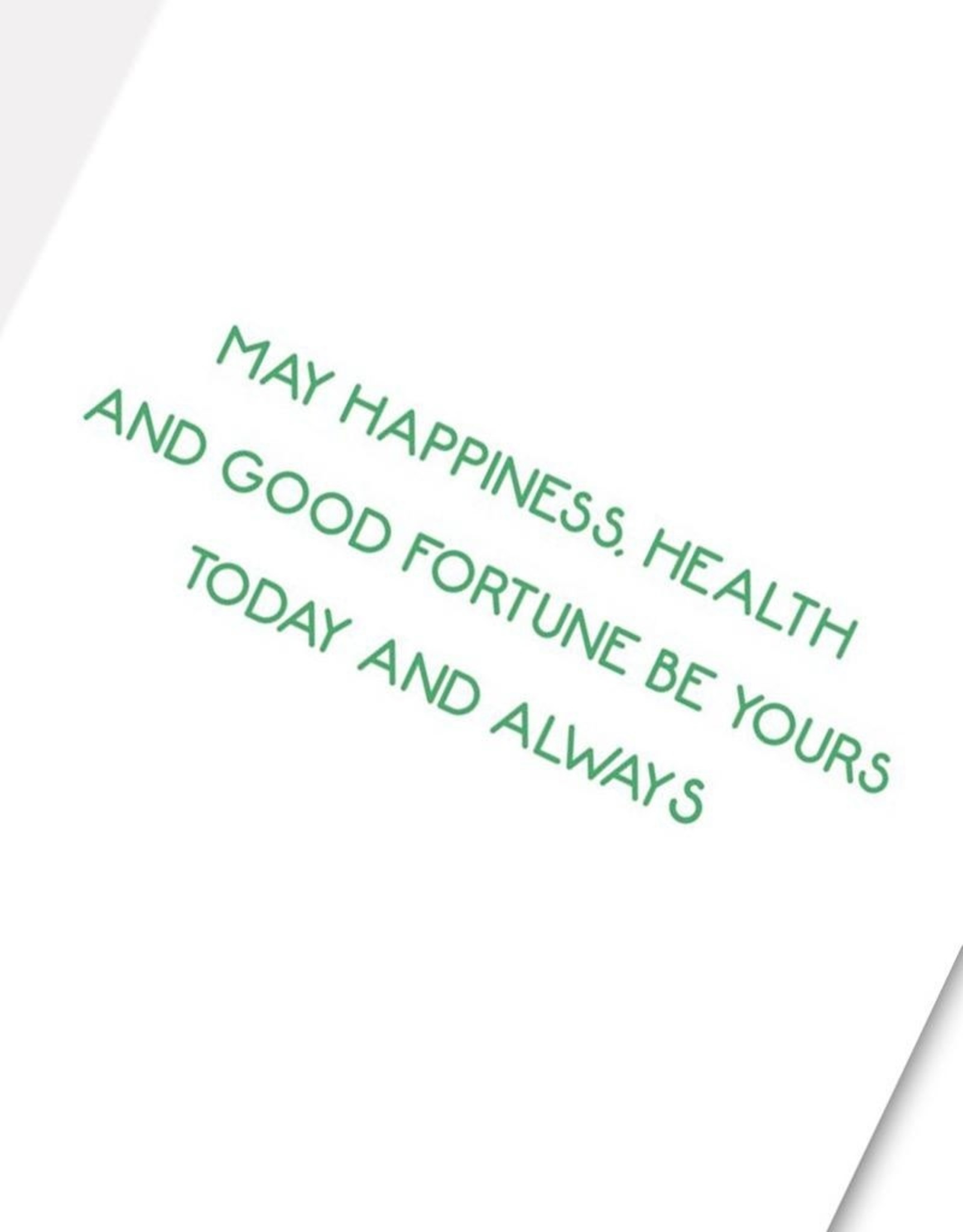 By The Seas-N Greetings St Patricks Day Card Happiness Health Good Fortune Irish Blessings