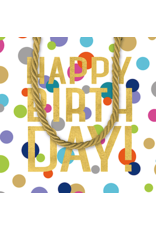 Caspari Happy Birthday Gift Bag 5x4x5