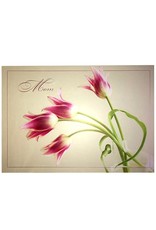 Mothers Day Card With Tulip Flowers