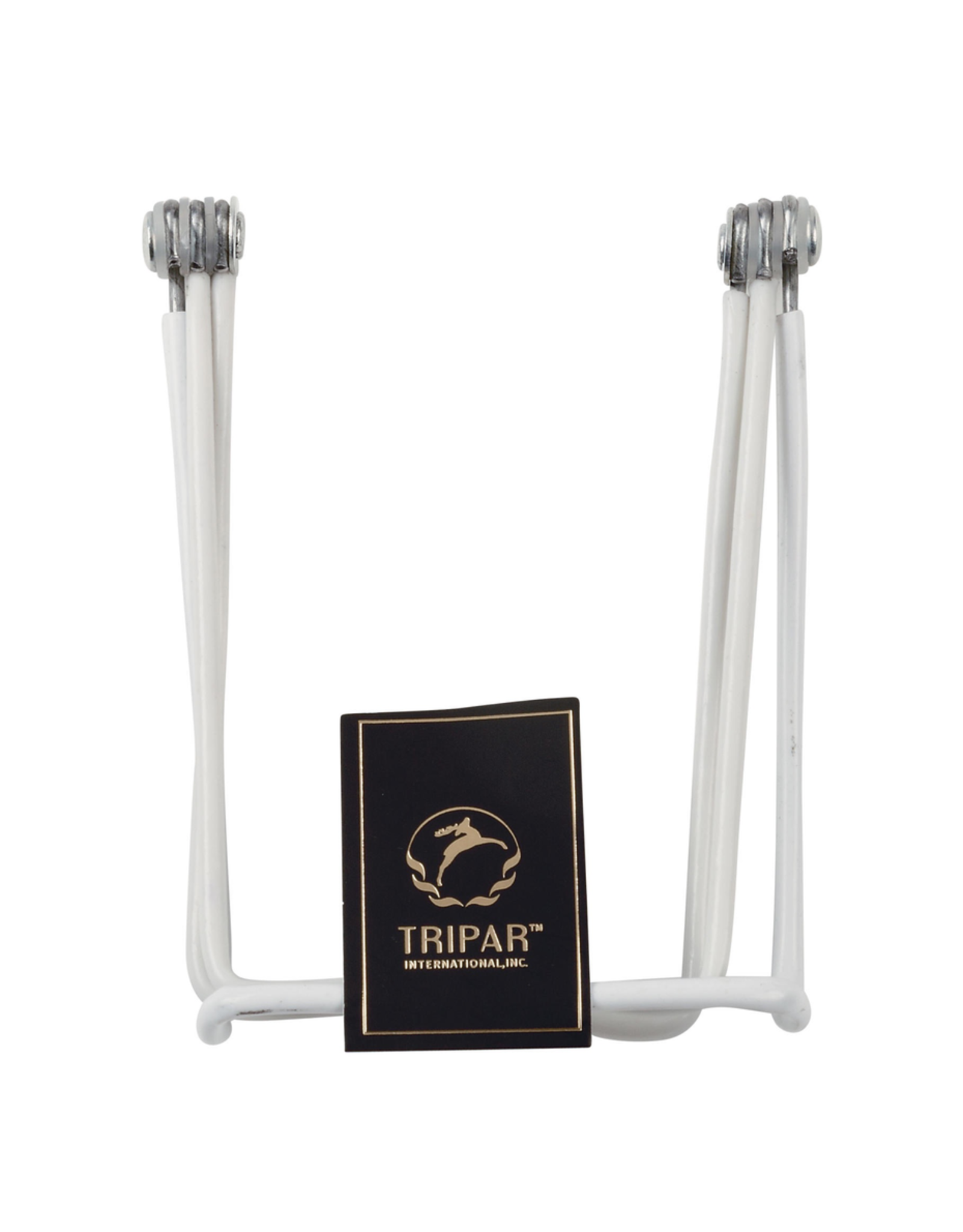 Tripar International White Vinyl 3-Wire Stand Easel Display Plates Frames Tiles