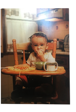 Mothers Day Card Messy Baby Eatting In High Chair