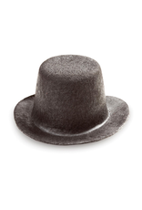 Darice Christmas Small Black Felt Top Hat 3.75 Inch