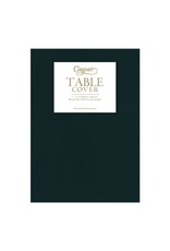 Caspari Paper Linen Solid Table Covers In Black