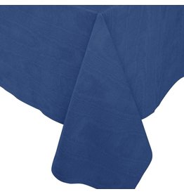 Caspari Moire Printed Paper Linen Table Covers In Blue