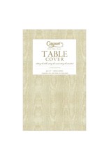 Caspari Moire Printed Paper Linen Table Covers In Gold